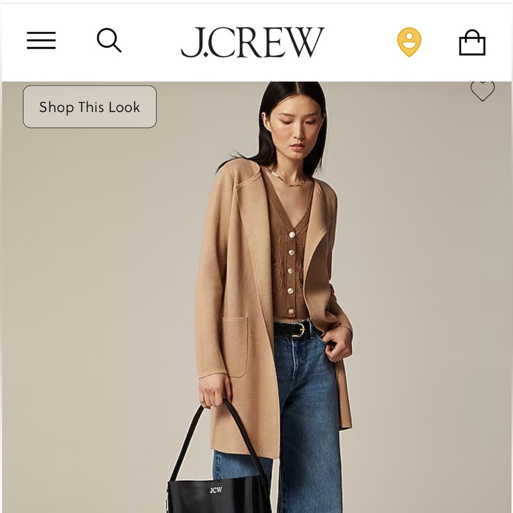 Juliette Collarless Sweater Blazer